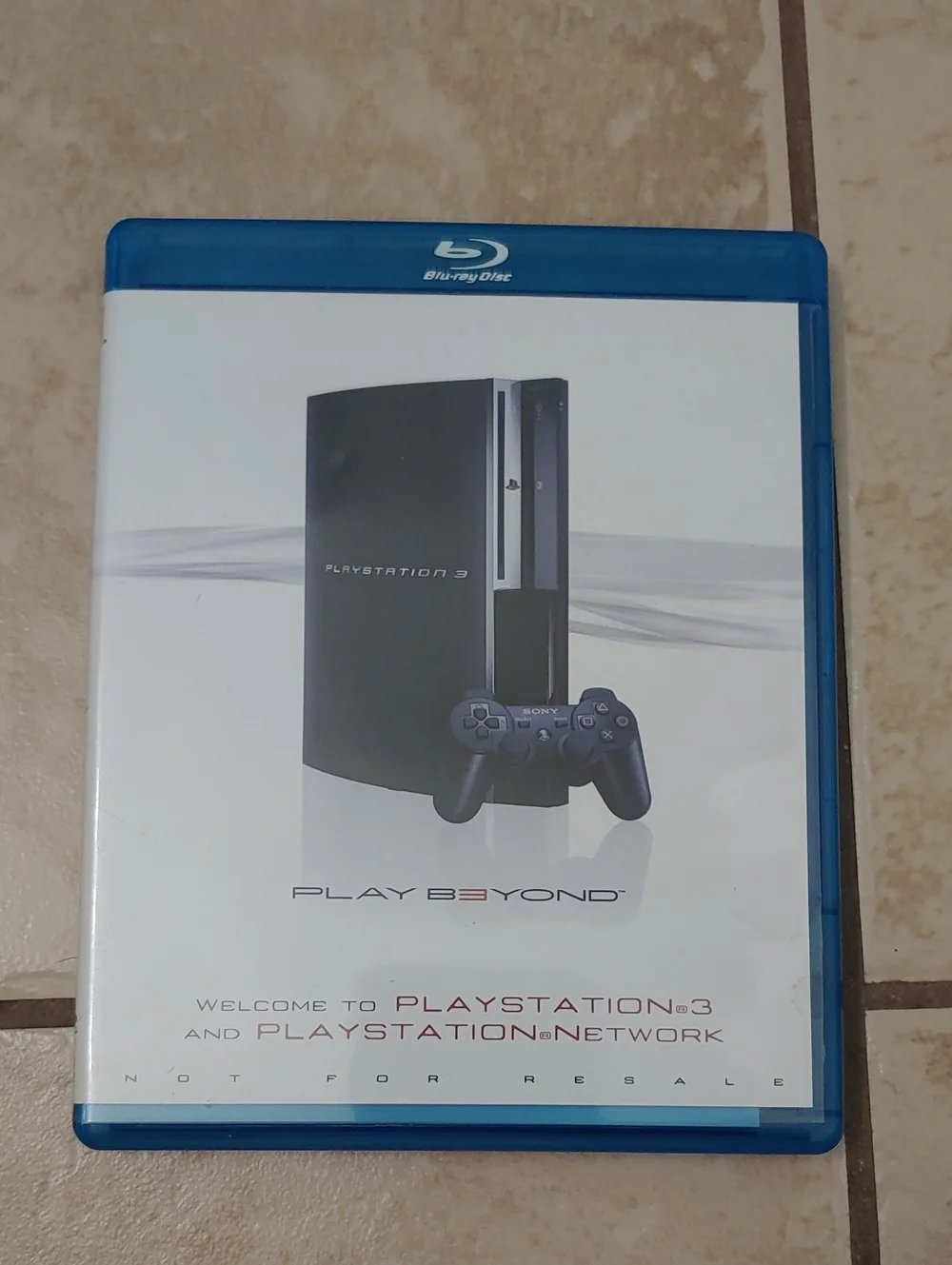 PS3 Play Beyond Disc Playstation Configuration Blu-Ray